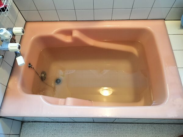 築35年風呂釜洗浄前