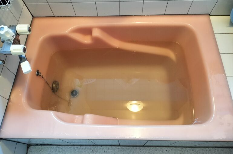 築35年風呂釜洗浄前