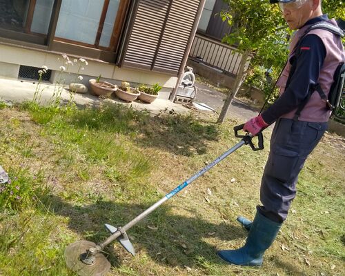 草刈作業