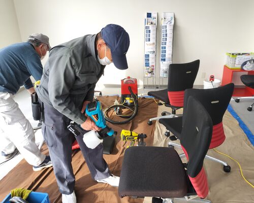 リコー椅子前処理剤噴霧
